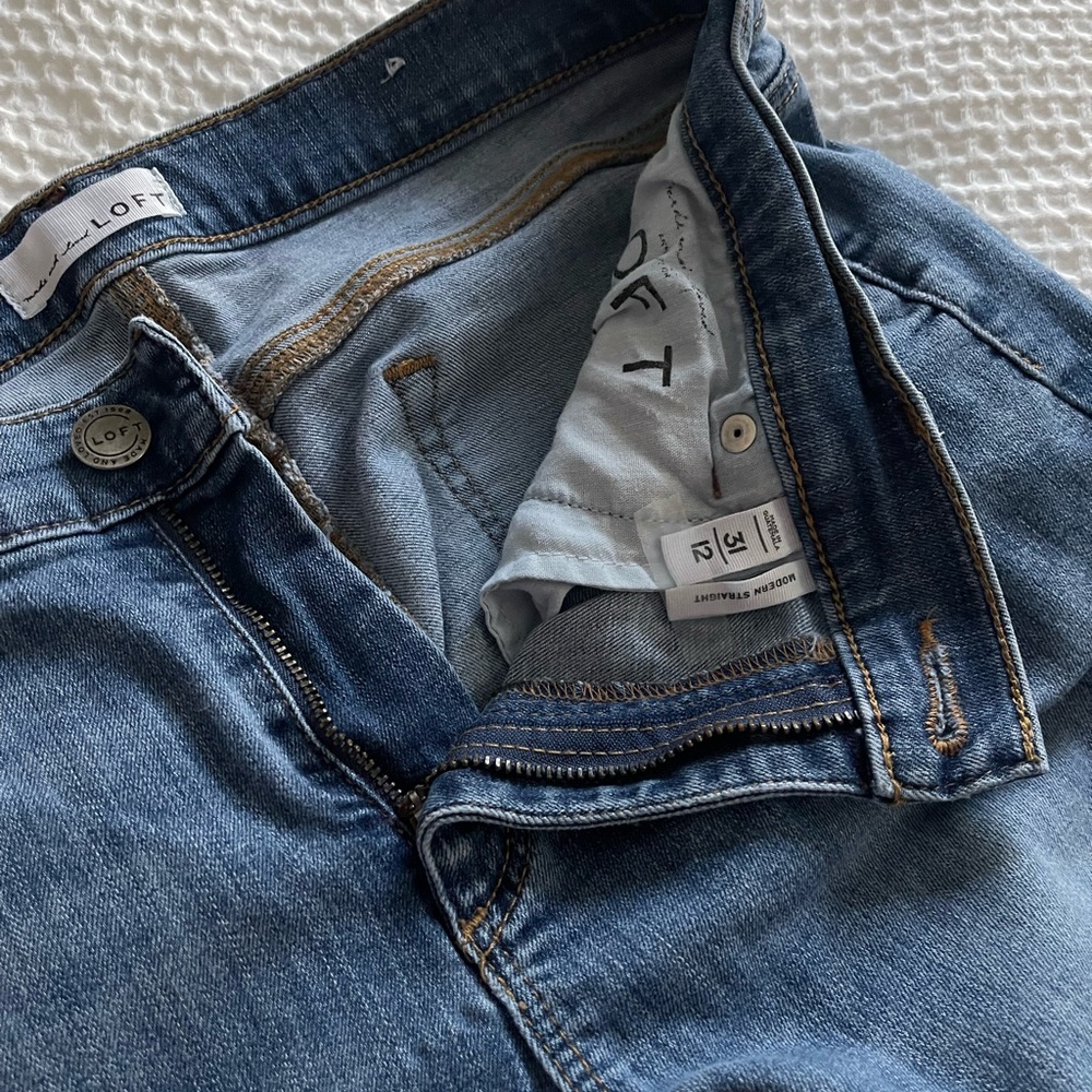 LOFT Blue Jeans Classic Medium Wash